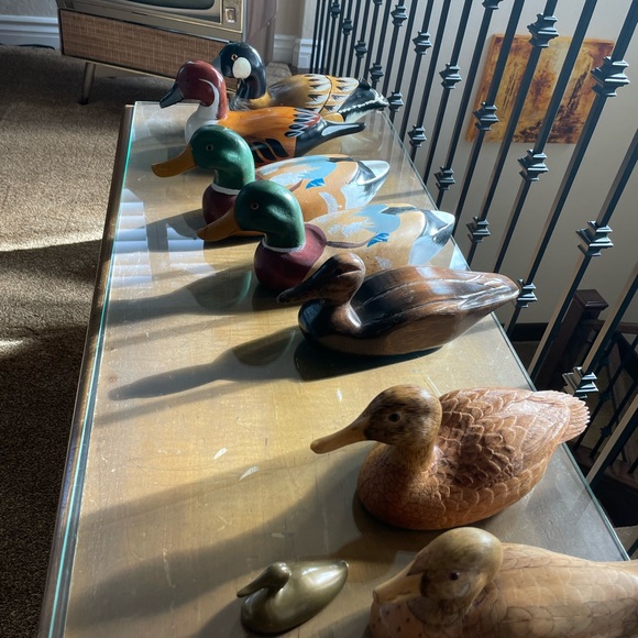 2/$50 Wood Duck Decoy Duck Dynasty Hunting Decor Cabin Fishing Outdoors Camo - Picture 4 of 14